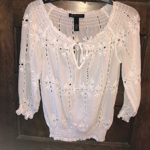 White International Concepts size 2 shirt